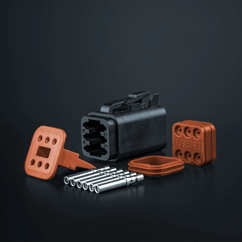 5-pack Strands Pro DEUTSCH DT-kontakter / 6-vägs