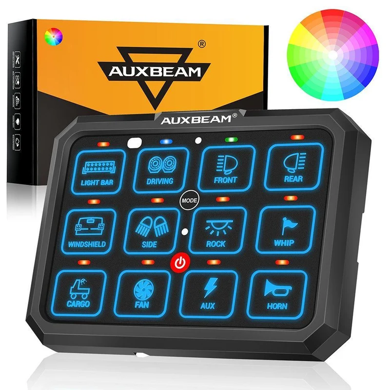 12-vägs Auxbeam-kontrollpanel
