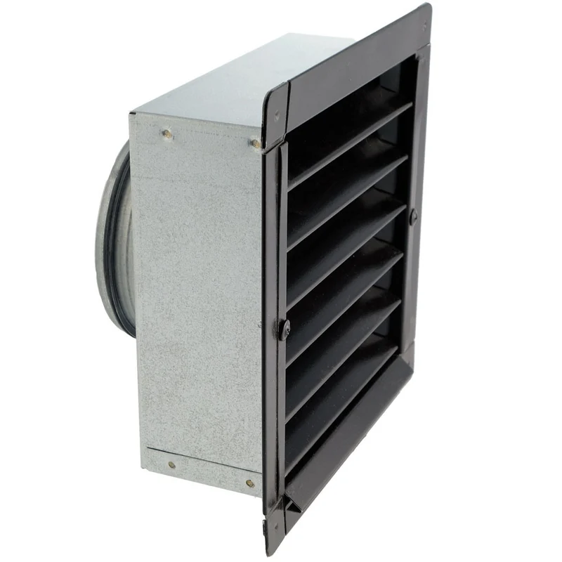 Ytterväggsgaller YG/GL 200x200-125 – Svart
