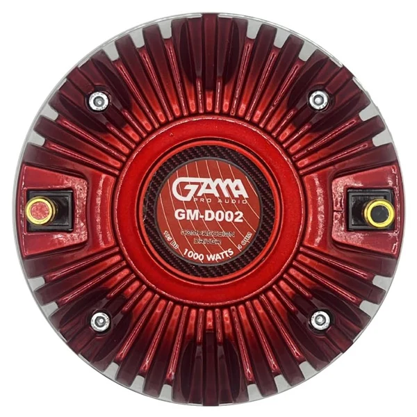 2" Titanium Compression Driver - 1000W Max, 500W RMS, High-Power Audio Performance, 4-Ohm, Durable Pro Tweeter