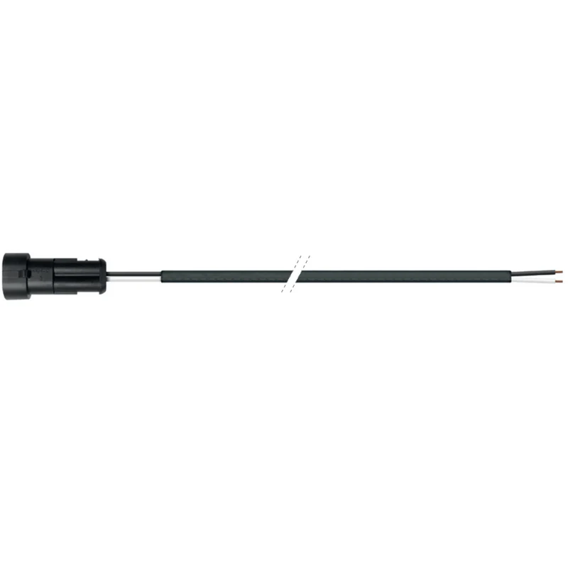 Kabel med 2-vägs hankontakt SuperSeal / 4 meter