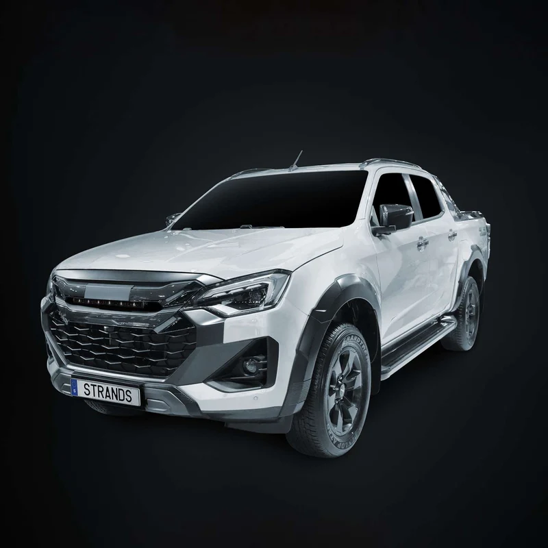 Strands 20" Dark Knight Nuuk ljusrampsgrillsats för Isuzu D-Max 2025
