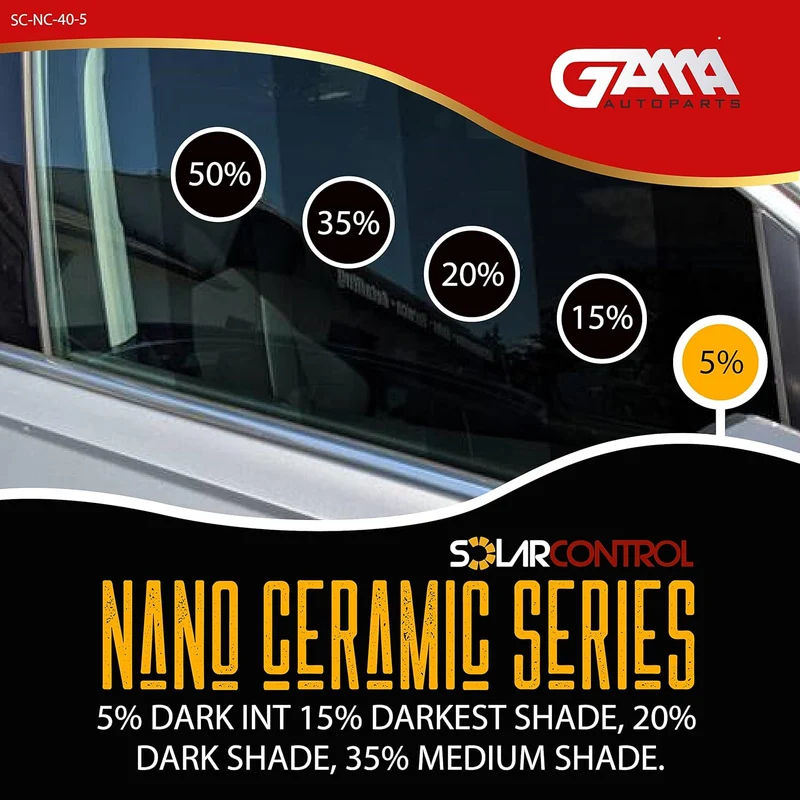 SOLARCONTROL Window Tint Car Film — 60" × 100 FT (Nano Ceramic)