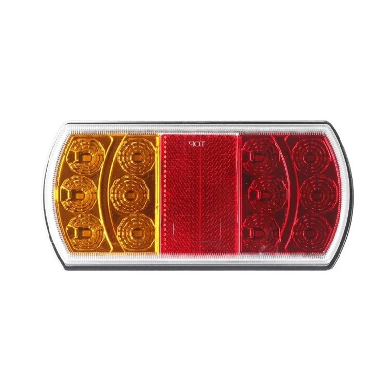 Rektangulär LED-släpvagnslampa / 164 x 79 mm