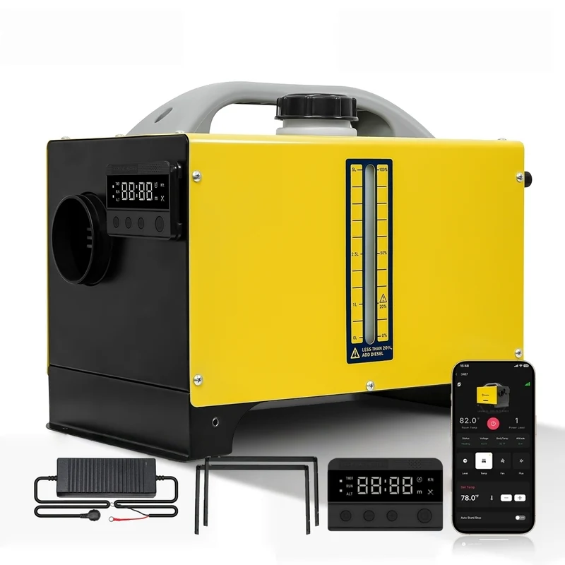 Sunster GSM LET-4G/5G Diesel Heater 8KW 12/24V 110-240V, All in One Version