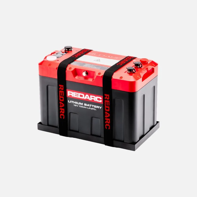REDARC 100Ah REDLAB Icon Lithium Battery Tray Bundle