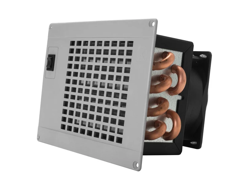 Fläktelement 12V 1.7kW Ø16 Silenco FAI Grå front