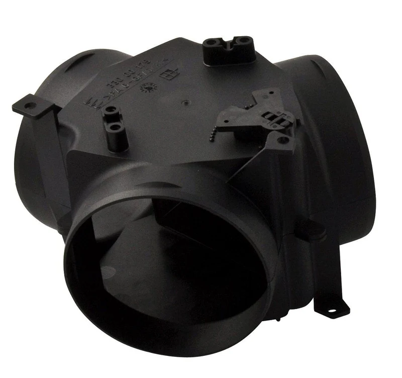 Spjällhus 90mm plast