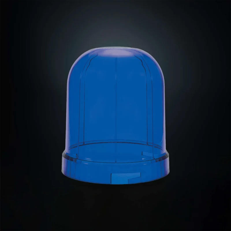 STRANDS BLÅTT GLAS
