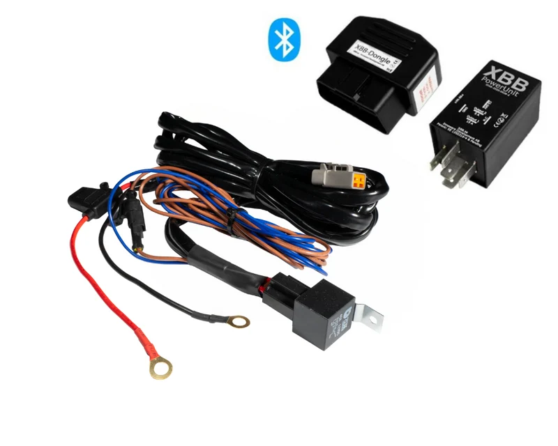 XBB Dongle OBD II Komplett Kit 1xDTP for inkoppling av LED-ramp