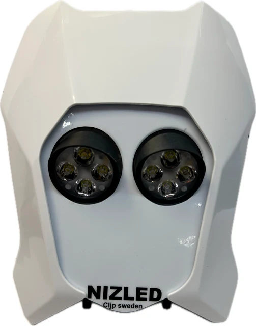 Dubbelljus kallvit 80w Triumph 2024-, vit, 2xE406k NIZLED