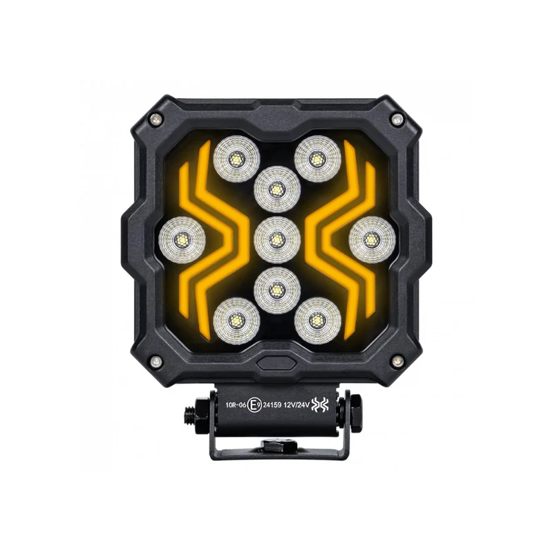 Dark Spider LED-arbetslampa med bärnstensfärgad positionsljus