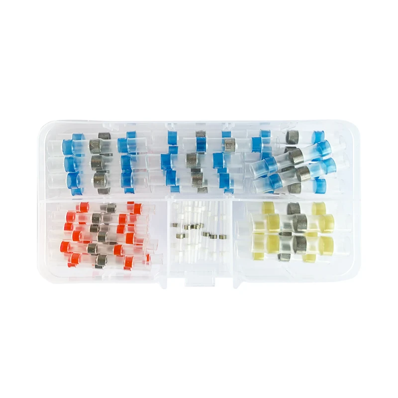 Assorterad låda med värmekrympande lödhylsor / 50 st