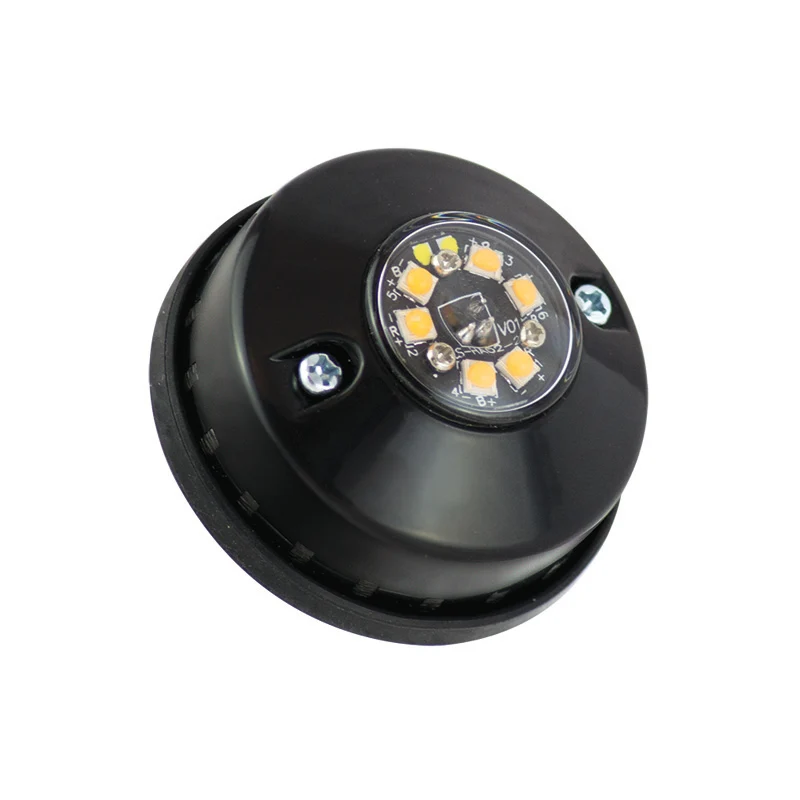 Blå Hideaway LED-varningslampa med 6 LED-lampor / LED-autolampor