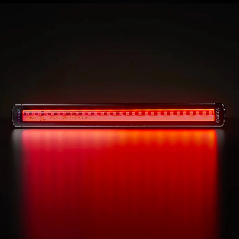Strands Low Rider Positionsljus med hazard Warning Strobe / 30"