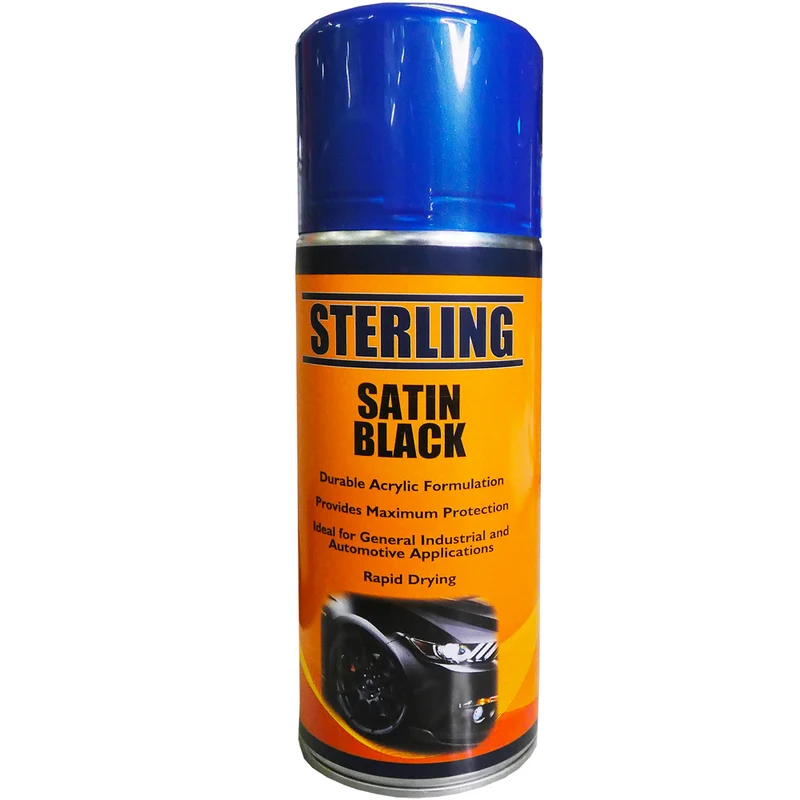 Satin Black Sprayfärg 400ml