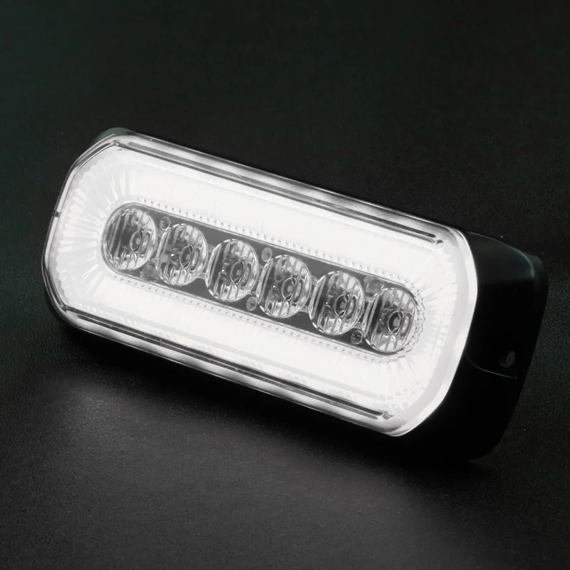 Juluen Halo Blitz Stroboskopljus med Vit Halo