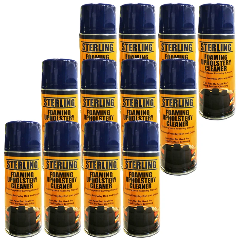 Klädselrengöring Aerosol Spray 400ml - Box med 12 burkar
