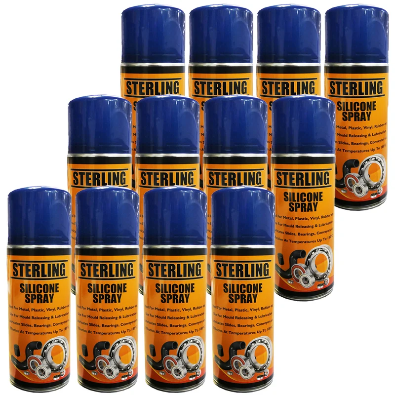 Silikonfettspray Aerosol 400ml - Box med 12 burkar