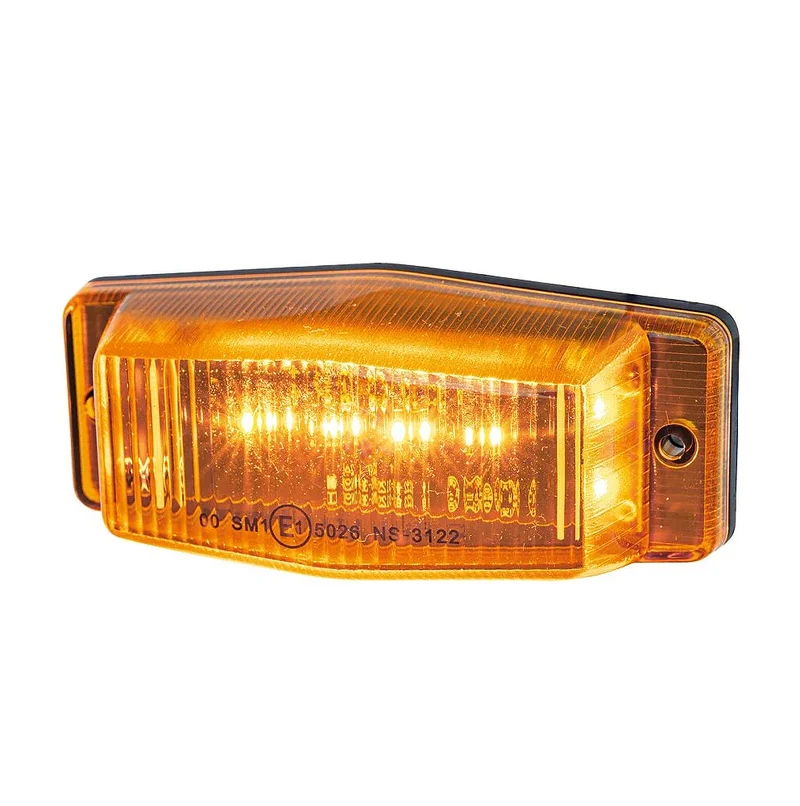 Amber Dubbelbrännare LED-ljus för Trucks Old School