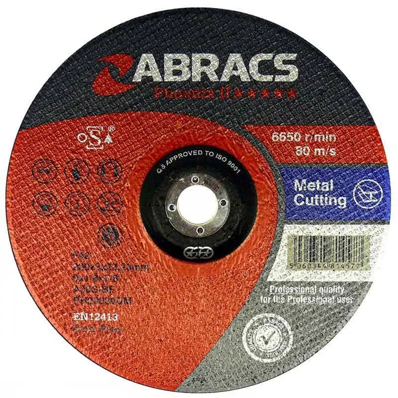 Abracs ultratunn metallkapskiva / 230 x 1.9 mm (9") / 5-pack