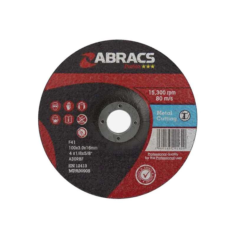 Abracs Proflex kapskiva med intryckt centrum / 100x3x16 mm / 5-pack