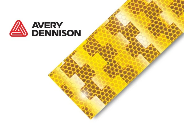 Avery Dennison Conspicuity Tape ECE 104 Godkänd, 12.5 m AMBER