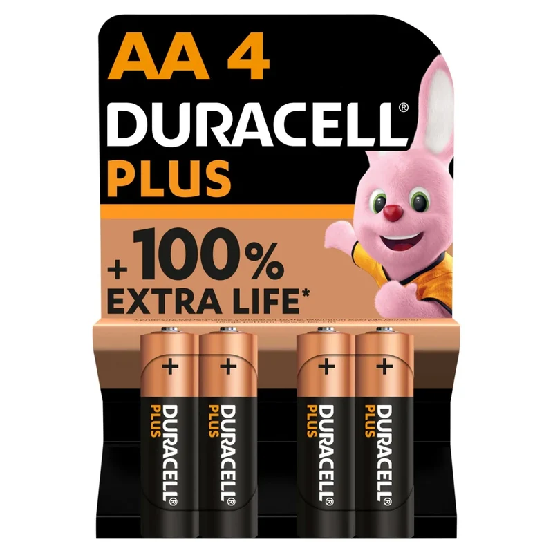 Duracell AA-batterier - 4 st