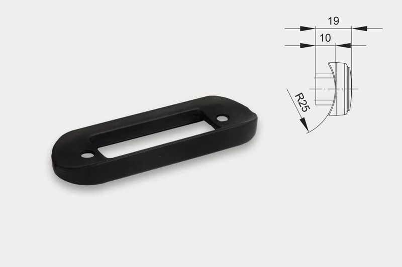 Rundad packning för rörstänger / förpackning om 10 / för användning med LED-lampor