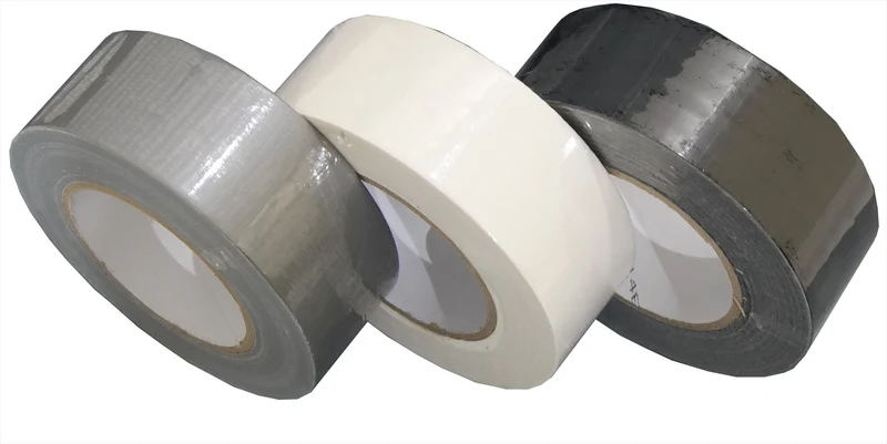 Duct Tape / Gaffer Tape Silver, Black & White