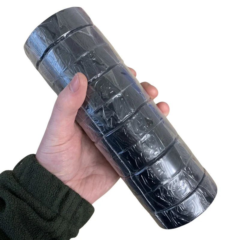 Isoleringstejp - paket med 10 rullar (19 mm x 20 m)