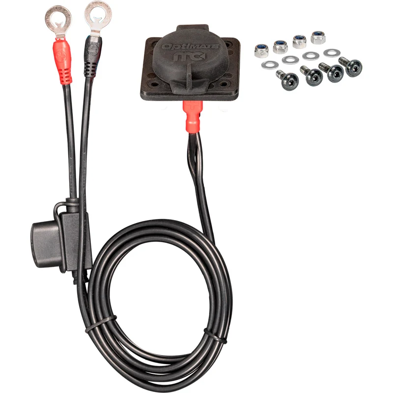 OptiMate, PORT O-97P12, MagCode Clip Panel Mount, Magnetisk batteriladdaranslutning, 12V