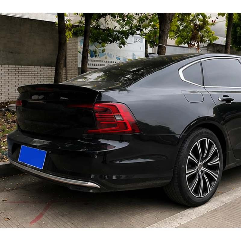 AutoStyle, bagspoiler, ABS blank svart, passar till Volvo S90 II Facelift (2020-)