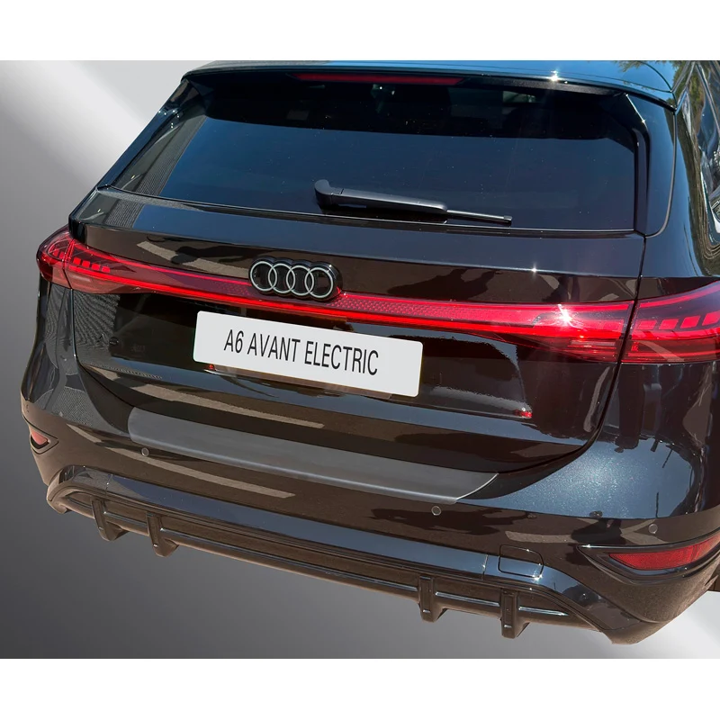 RGM, bakre stötfångarskydd, ABS, passar till Audi A6 Avant e-tron (2024-) Svart