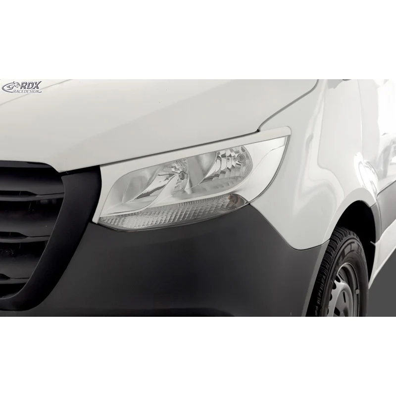 RDX, Ögonskuggor, ABS blank vit, passar till Mercedes Sprinter (2018-)
