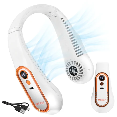 Ventilator för runt huvudet – med LED-display