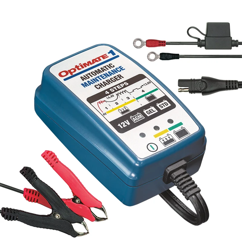 OptiMate, batteriladdare, 6V/12V 0,6A, VoltMatic