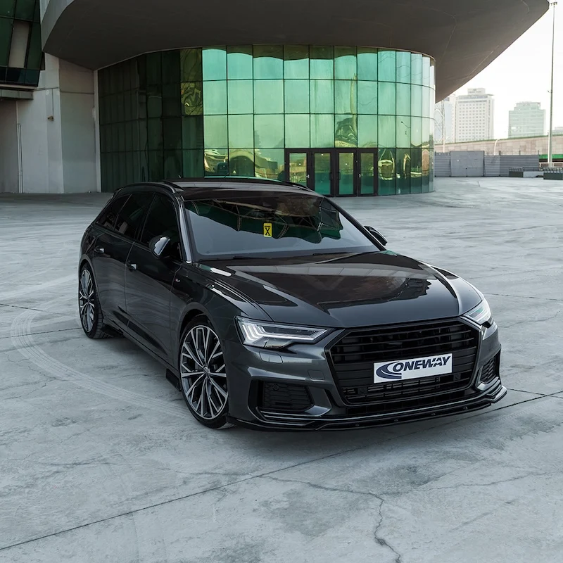 OneWay, komplett bodykit, blank svart, passar till Audi A6 S-Line/S6 C8 Avant (2018-2024)