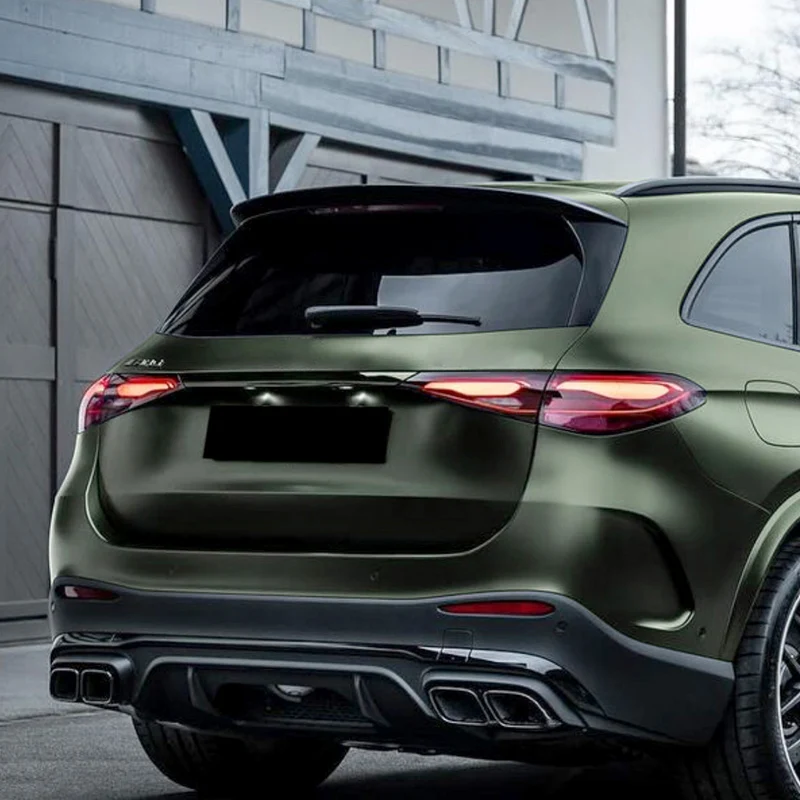 AutoStyle, takspoiler (spoilerkåpa), ABS blank svart, passar till Mercedes GLC (X254) (2022-)