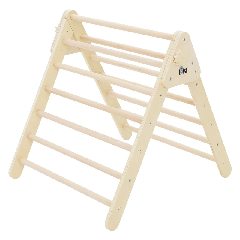 Joyz | Kletterdreieck für Kinder ab 2 Jahre 73x72x60 cm aus Holz, Kletterleiter, Kletterturm für Baby