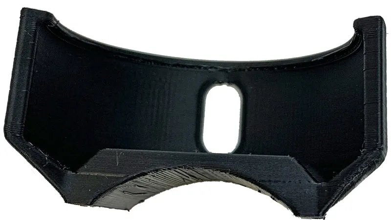 3D printad snusdosehållare (70x24mm) för montering på gaffelben mc (buntband).