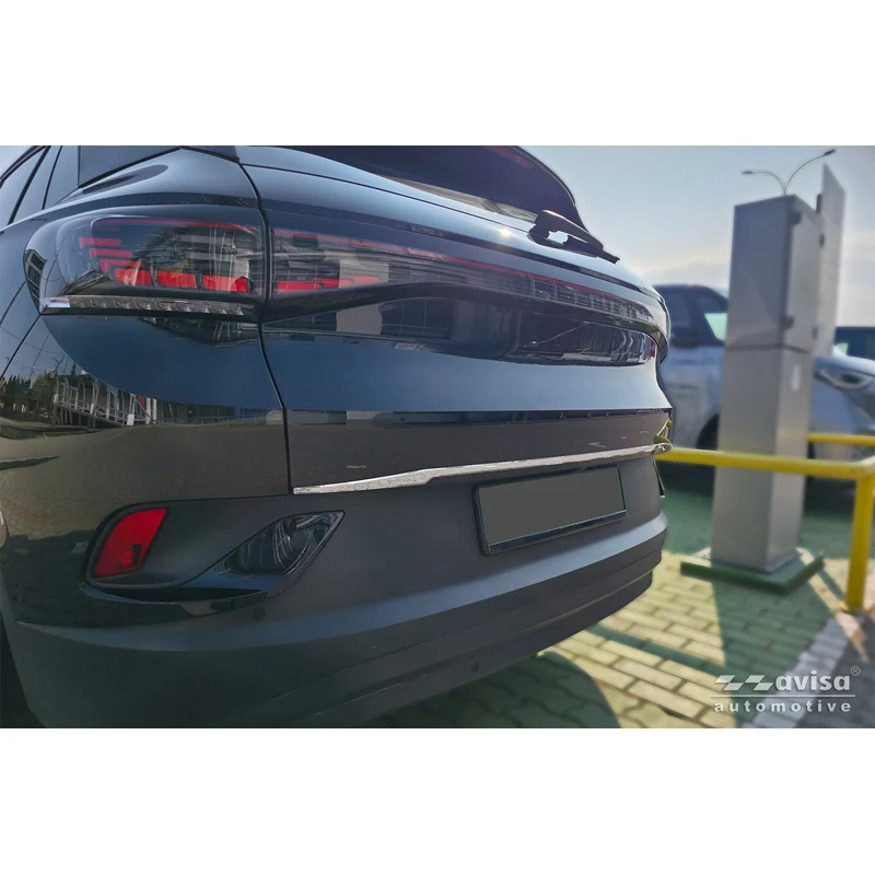 Avisa, bakluckans trimkåpa, krom rostfritt stål, passar till Volkswagen ID.4 (2020-)