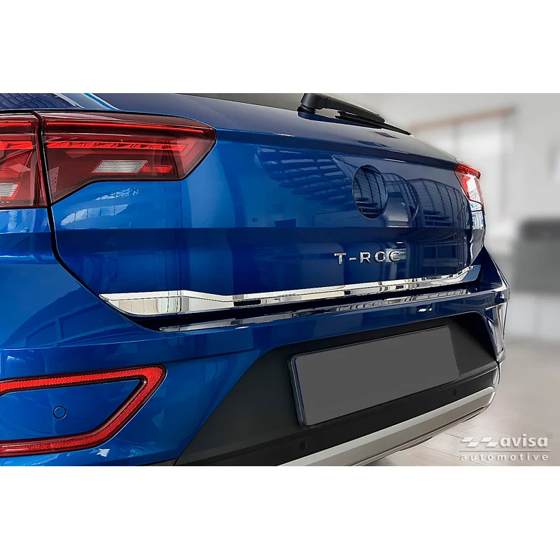 Avisa, bagluckelist, krom rostfritt stål, passar till Volkswagen T-Roc (2017-2022) & Facelift (2022-2025) inkl. Cabrio