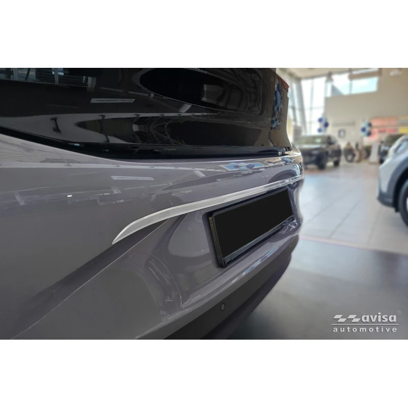 Avisa, bakluckeklädsel, borstat rostfritt stål, passar till Volkswagen ID.3 (2019-2023) & Facelift (2023-)