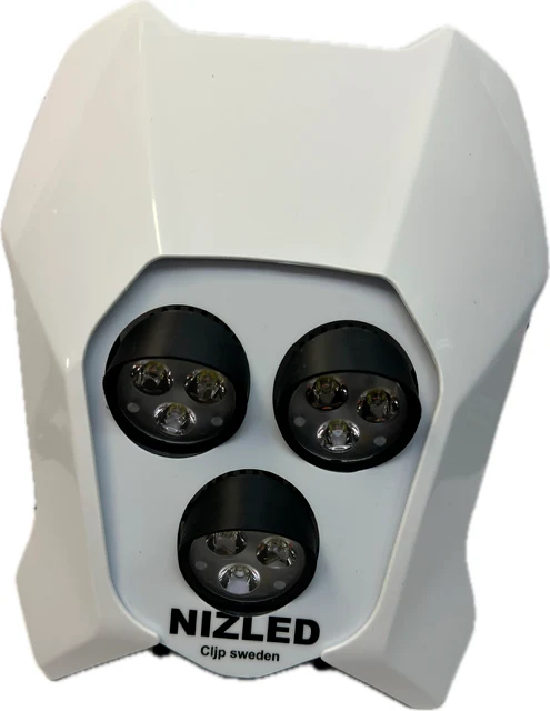Trippelljus kallvit 105w Triumph 2024-, vit dekal, 3xE306k NIZLED