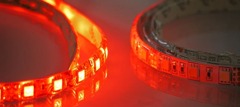 LED tape Röd 24volt rulle 5 meter