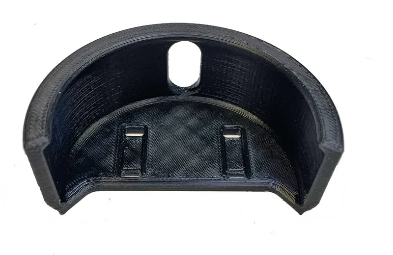 3D printad snusdosehållare (70x24mm) för platt montering (buntband).