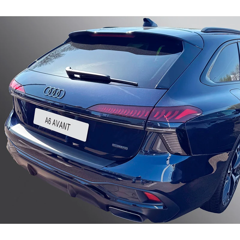RGM, Bakre stötfångarskydd, ABS, svart, passar till Audi A6 Avant (S-Line/Sport/E-Hybrid/Edition 1) (2025-)