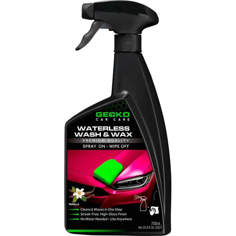 Gecko, Vattenlös tvätt & vax, 750ml