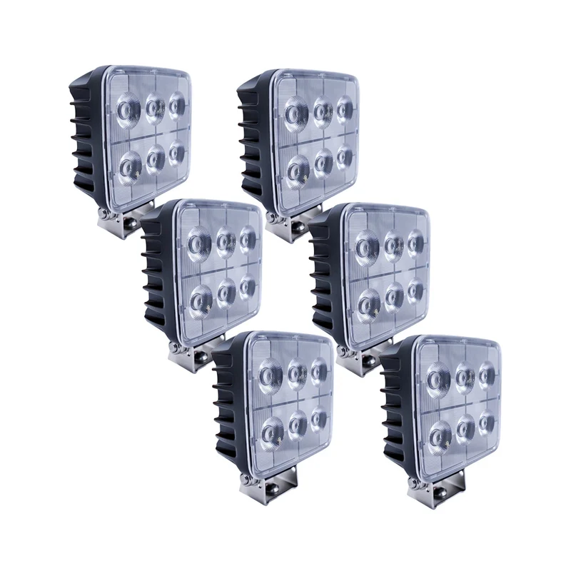 6-pack NIZLED W36RF, back-/arbetsljus, 36W, arbetsljuspaket